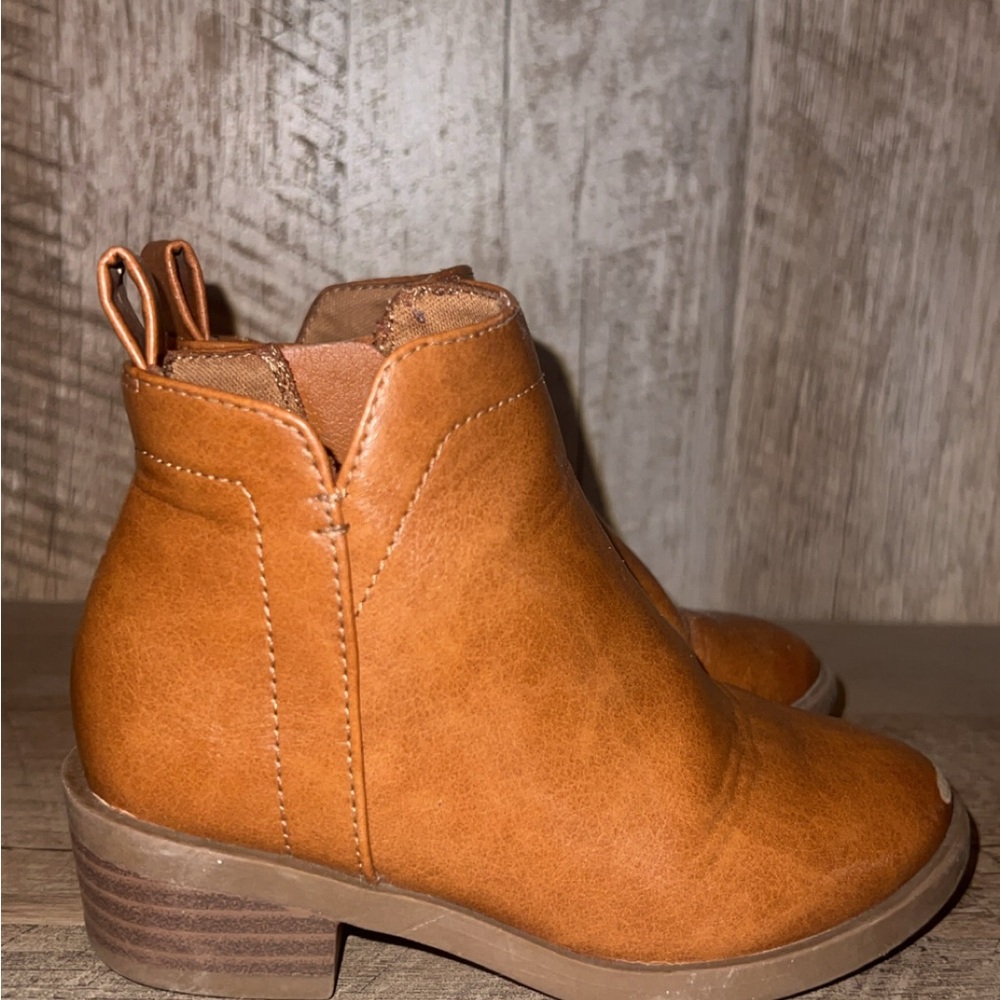 Classic Tan Leather Ankle Boots